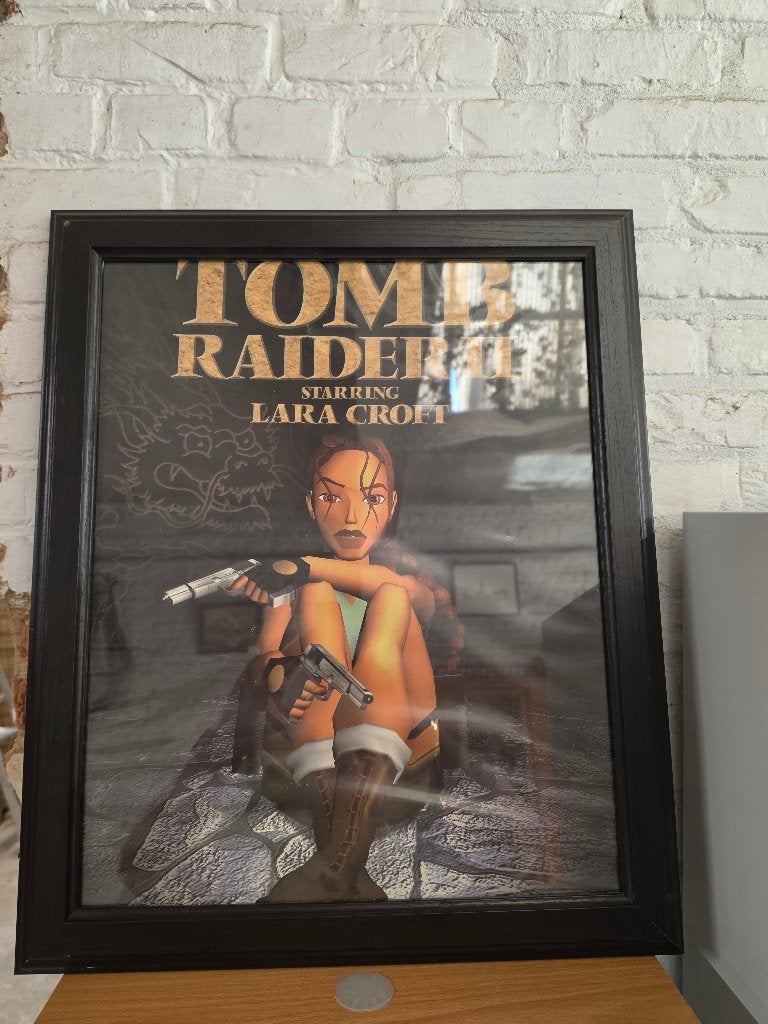 Retro Game Poster 1997 Tomb Raider, Games en Spelcomputers, Ophalen, Zo goed als nieuw