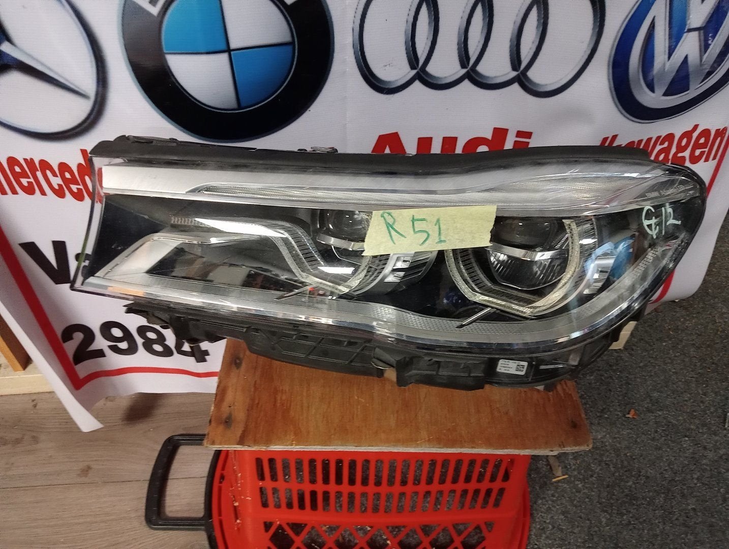BMW 7 SERIE G11 G12 ADAPTIEVE LED KOPLAMP RECHTS 7463762, Gebruikt, -, -, Ophalen of Verzenden
