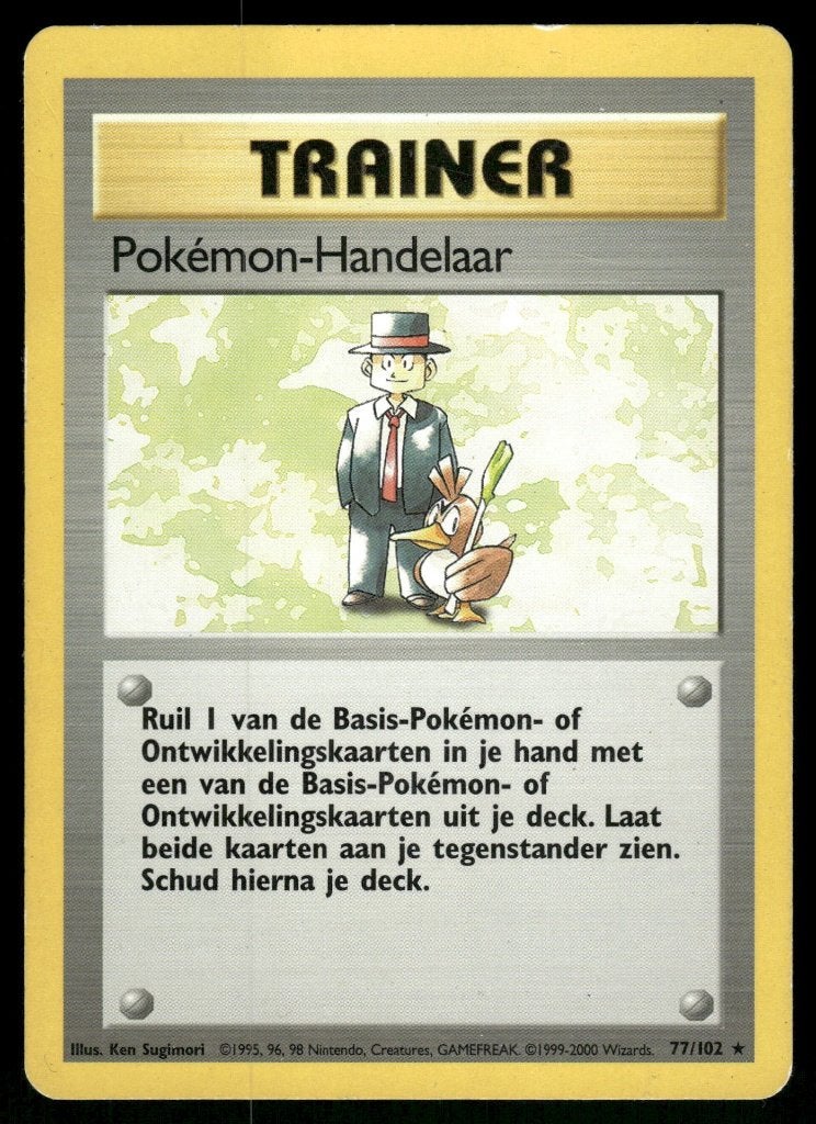 Pokémon Trader 77/102 - Base (NL) (NM), Verzenden, Gebruikt