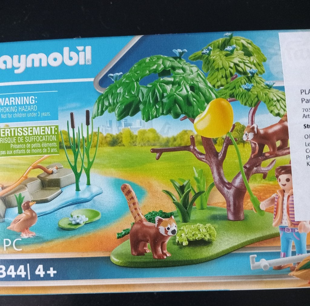 Playmobile rode panda, Enlèvement