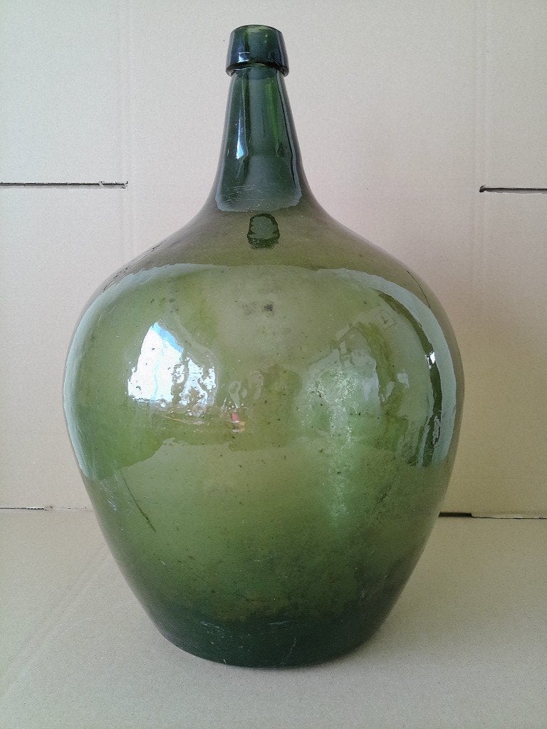 Curiosités énorme bouteille de levure antique 51cm haut 1900, Enlèvement ou Envoi