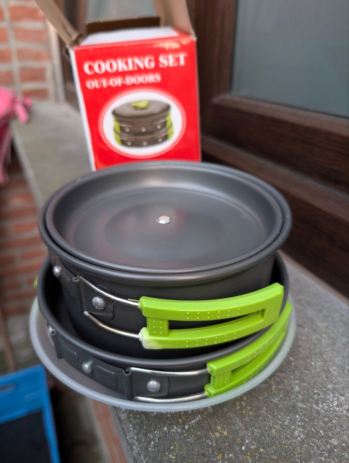 Cooking set Outdoors, Caravans en Kamperen, Ophalen, Zo goed als nieuw