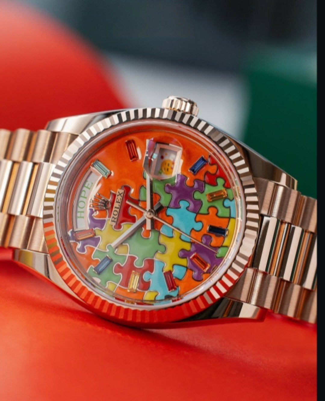 Rolex day-date puzzle Président 36mm, Bijoux, Sacs & Beauté, Neuf, Femme ou Homme, 20 ou plus grands, Enlèvement ou Envoi