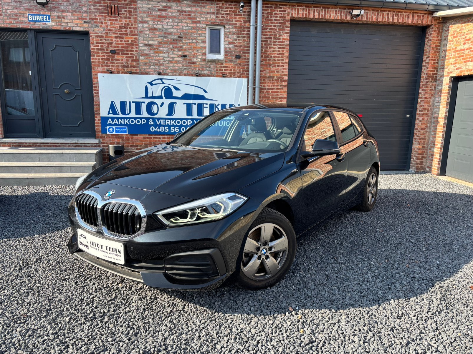 BMW 116d Hatch | Navi | Cruise | Led - Garantie, Auto's, Voorwielaandrijving, Dealer onderhouden, 4 cilinders, Zwart