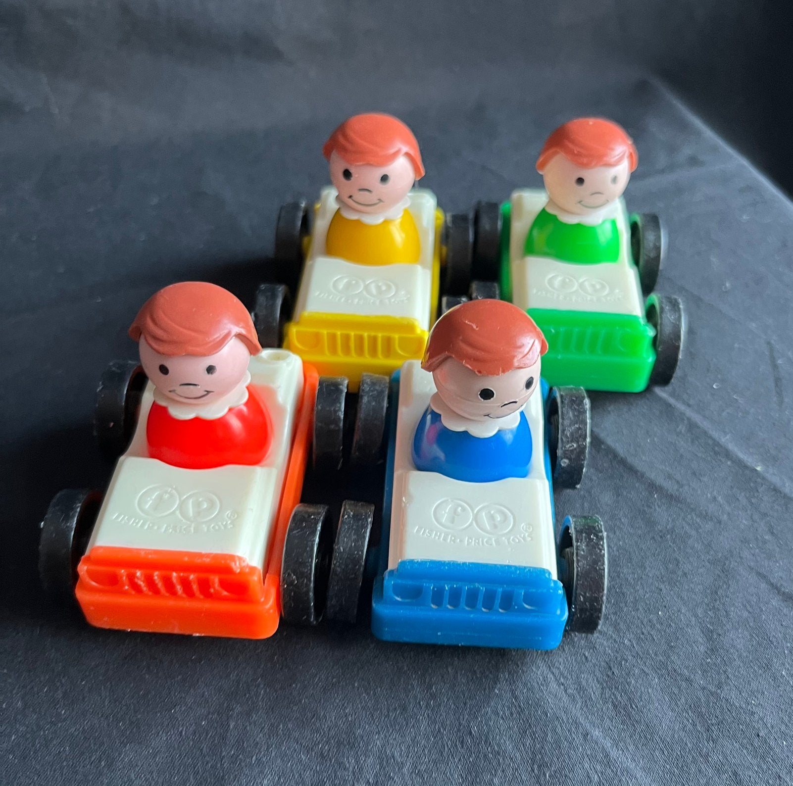 voitures et figurines vintage Fisher-Price Little People 4, Enlèvement ou Envoi, Utilisé, Voiture ou Véhicule