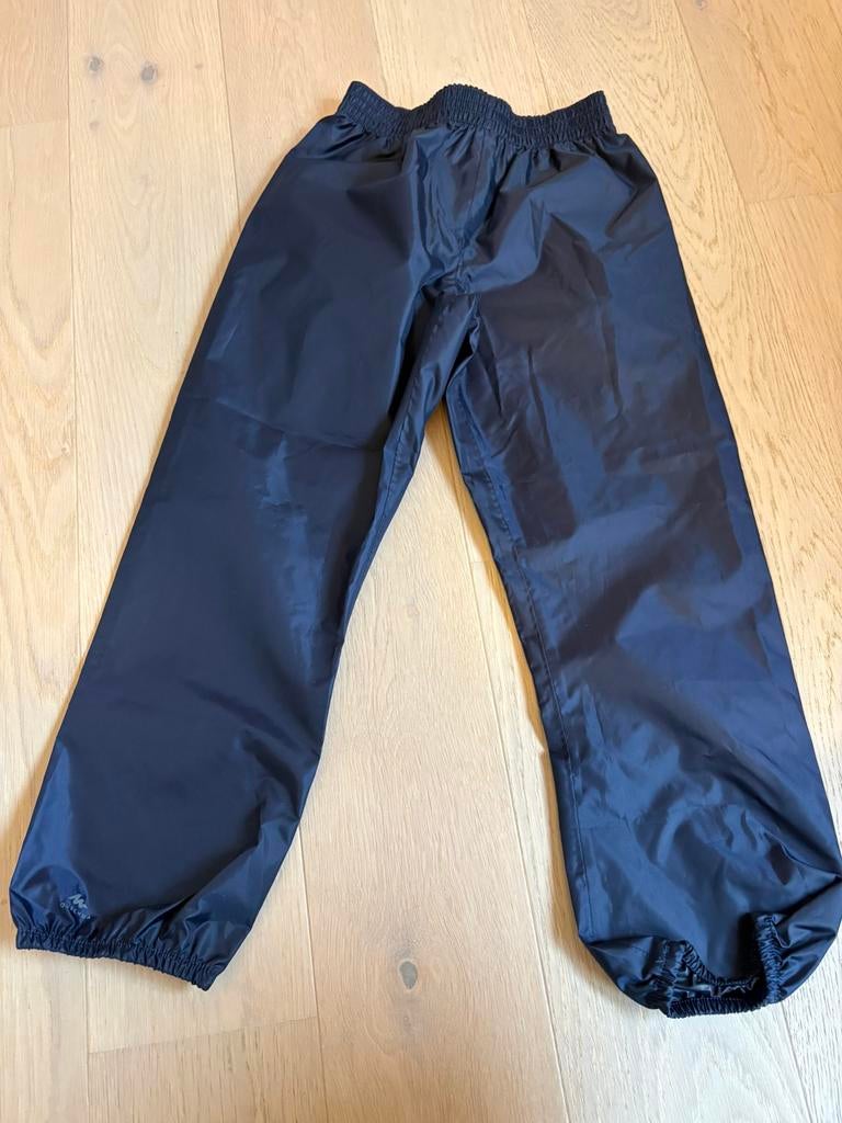 Regenbroek blauw meisjes/jongens maat 115/122 (5-6j), Caravans en Kamperen, Ophalen, Zo goed als nieuw, Regenbroek, Kinderen