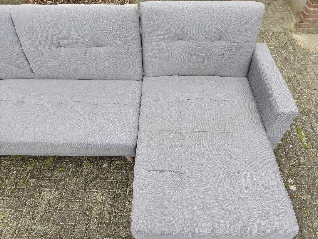 Grijze zetel, Huis en Inrichting, Fauteuils, Ophalen, Gebruikt