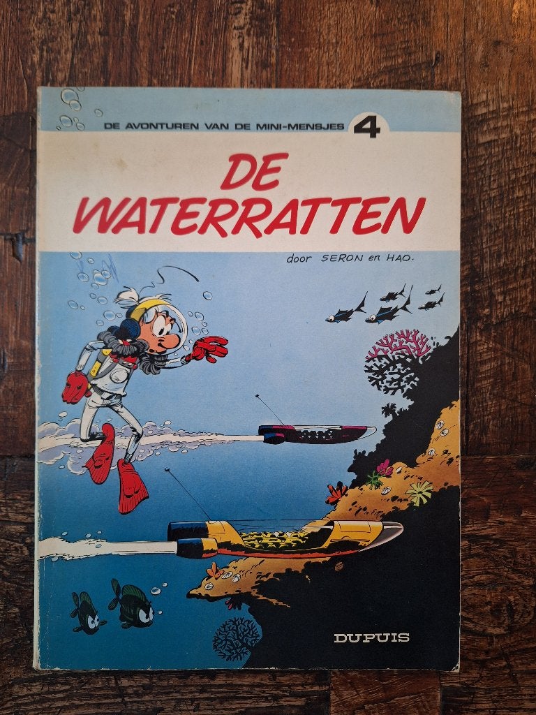 de minimensjes 4: de waterratten, Eén stripboek, Ophalen of Verzenden, Gelezen