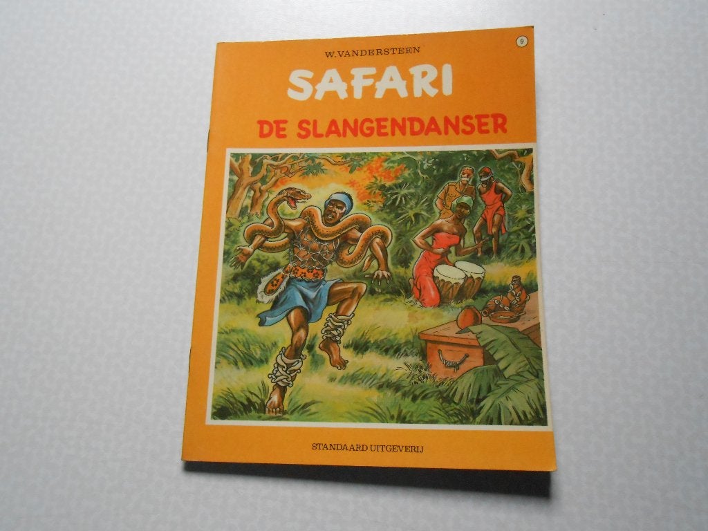 Safari 9 De slangendanser 1971 1 ste druk., Enlèvement ou Envoi, Willy Vandersteen, Une BD, Comme neuf