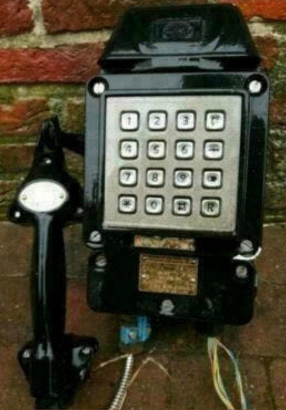 Vintage mijntelefoon., Télécoms, Téléphones fixes | Filaires, Enlèvement