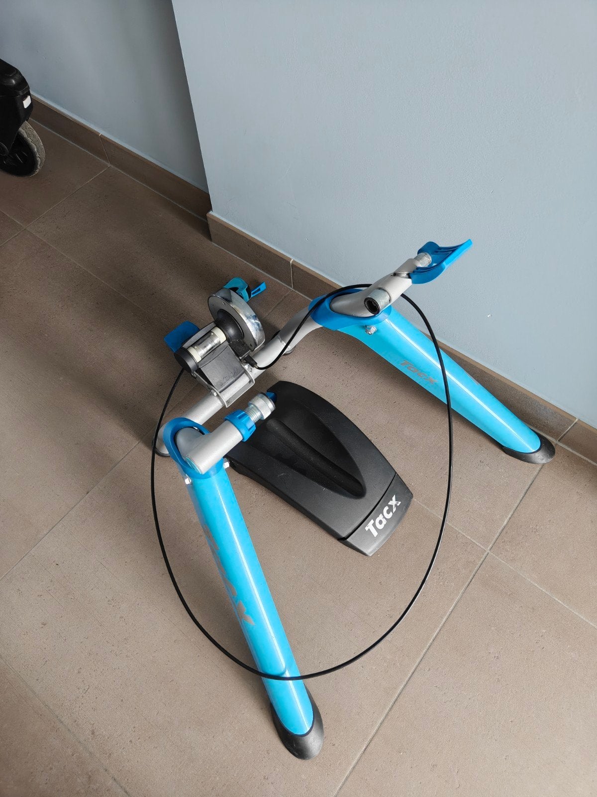 Tacx rollen met trainingsband, Ophalen