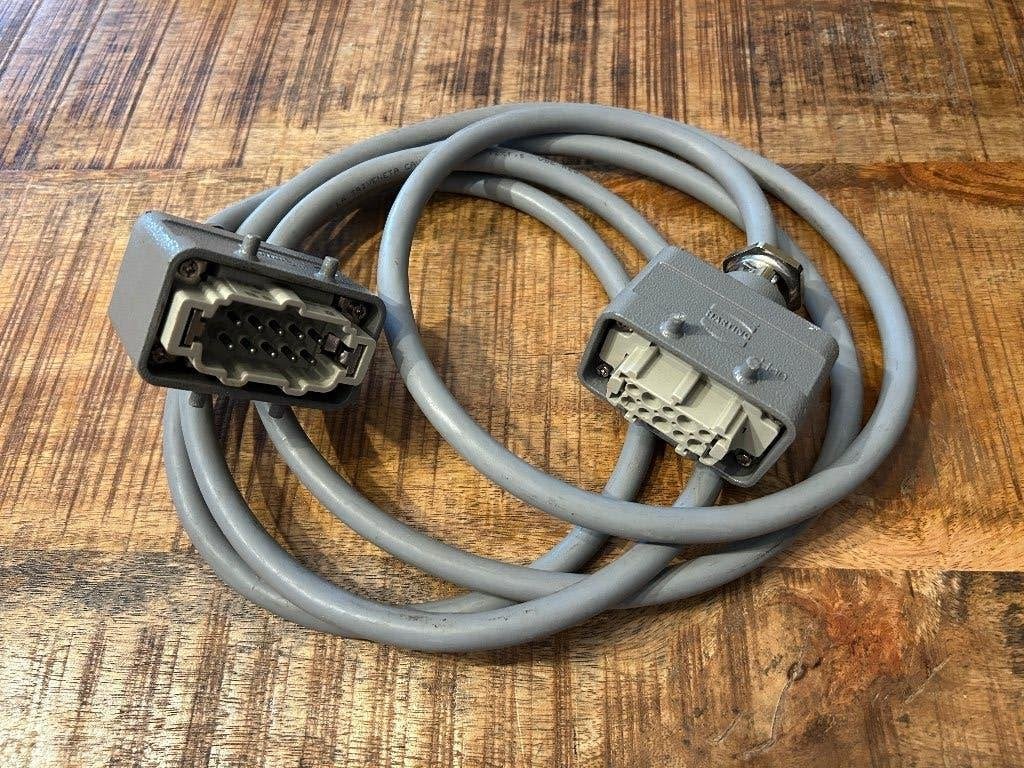 Harting 10-polige kabel met HAN10 MF 3m aansluiting, Ophalen, Zo goed als nieuw, Overige merken, Kabel of Snoer