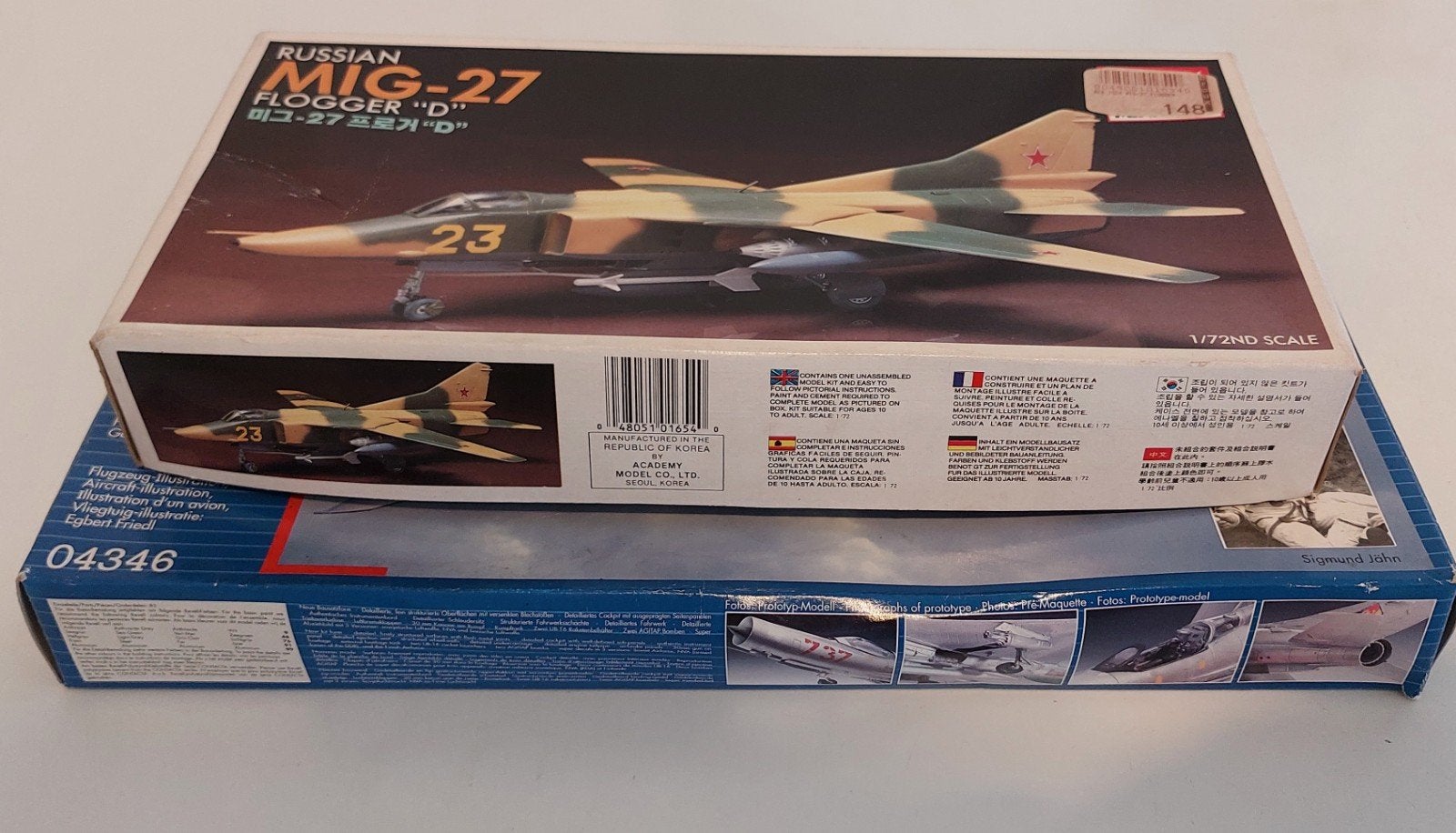 2 kits de maquettes Mig 27 et Mig 21 F. Échelle 1/72, Hobby & Loisirs créatifs, Modélisme | Avions & Hélicoptères, Enlèvement ou Envoi
