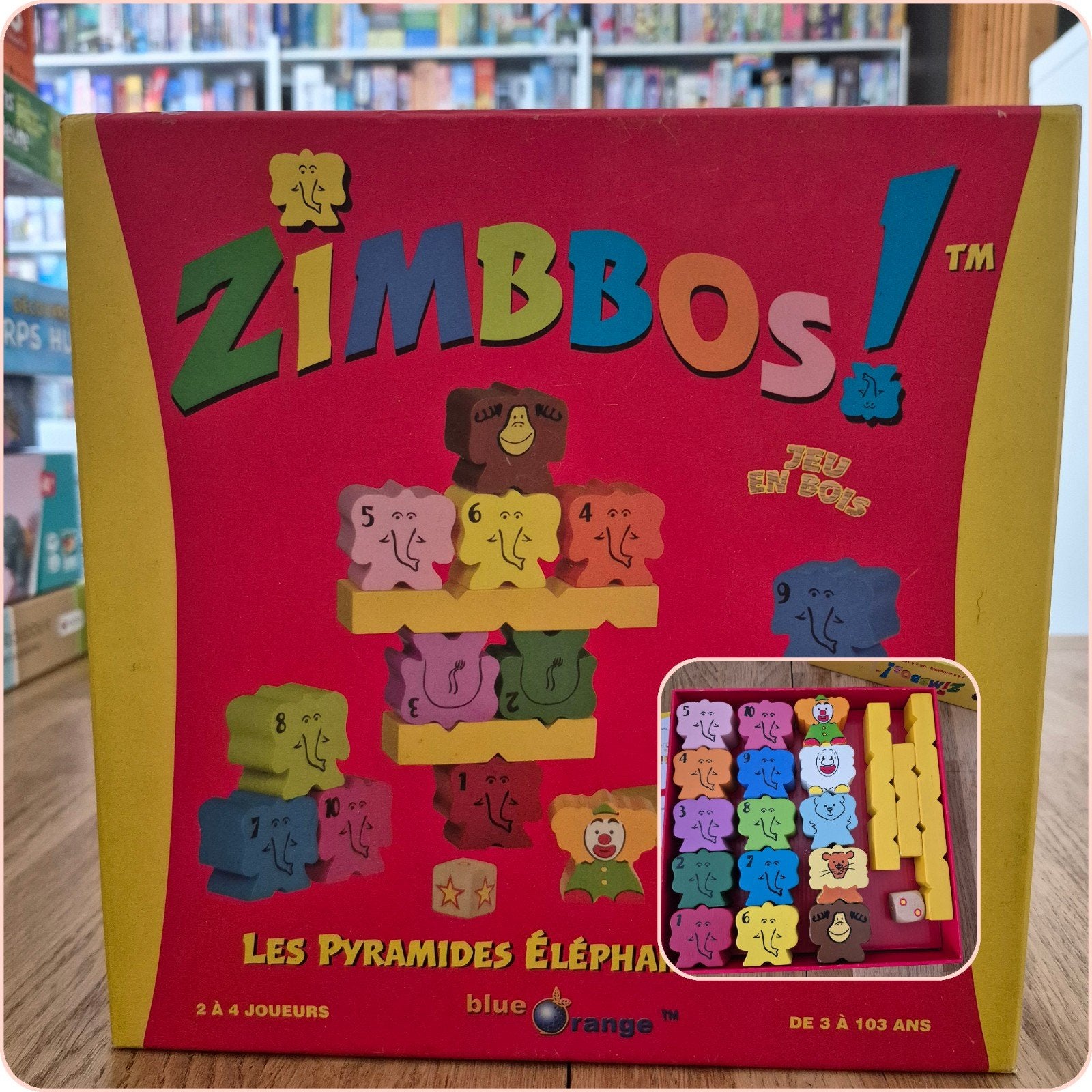 Zimbbos, Hobby & Loisirs créatifs, 1 ou 2 joueurs, Enlèvement ou Envoi, Comme neuf, Blue orange
