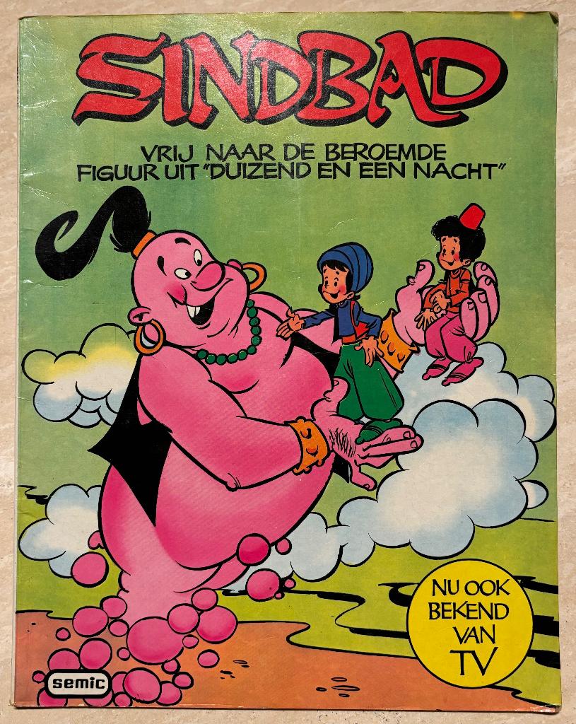 Strip Sindbad uit 'Duizend en één nacht', Boeken, Eén stripboek, Ophalen of Verzenden, Gelezen