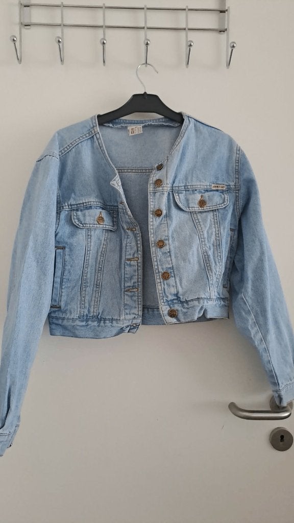 Veste vintage John F Gee 38/40, Kleding | Dames, Jassen | Zomer, Maat 38/40 (M), Blauw, Ophalen of Verzenden, JOHN F GEE
