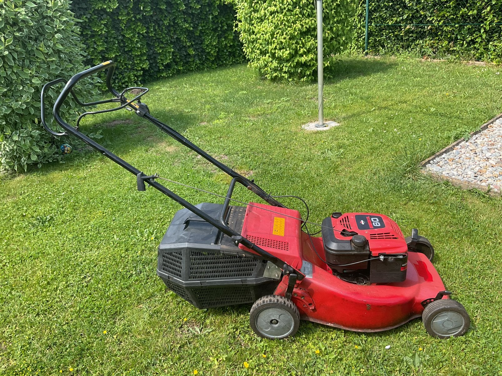 ZELFTREKKER, Jardin & Terrasse, Tondeuses à gazon, Utilisé, Bac de ramassage, Enlèvement