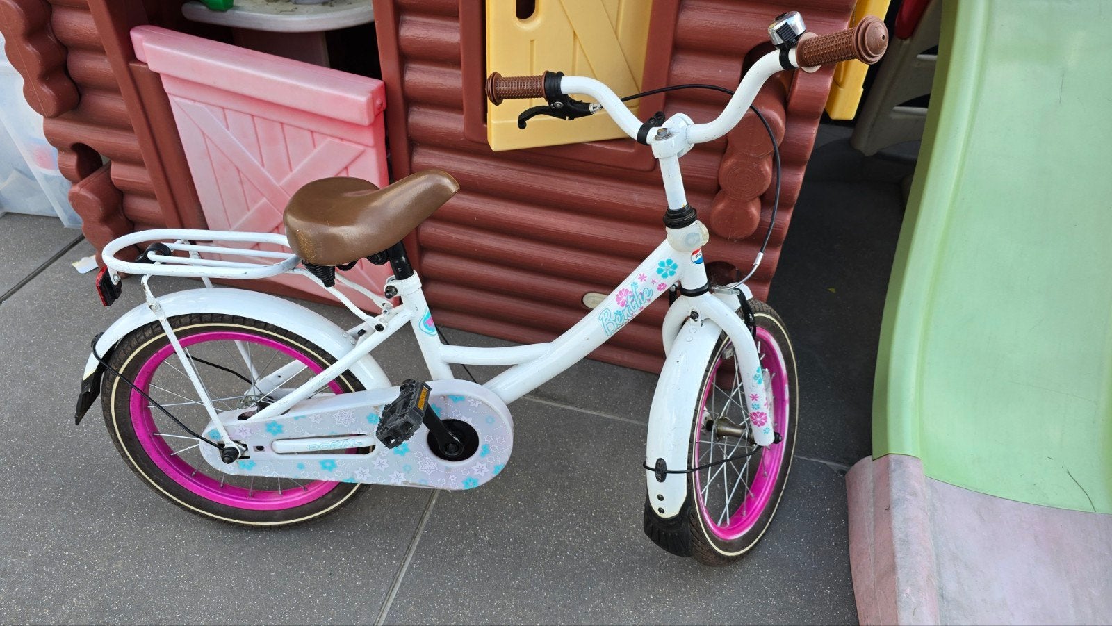 Kinderfiets 16.5 inch, Ophalen, Zijwieltjes