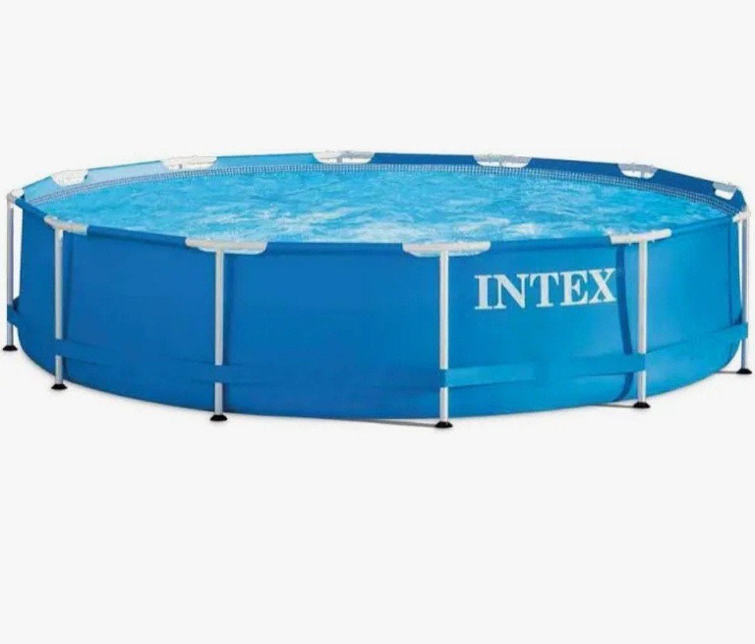 🔵🔵🔵intex zwembad rond🔵🔵🔵, Tuin en Terras, Ophalen, Gebruikt, Rond, Opzetzwembad