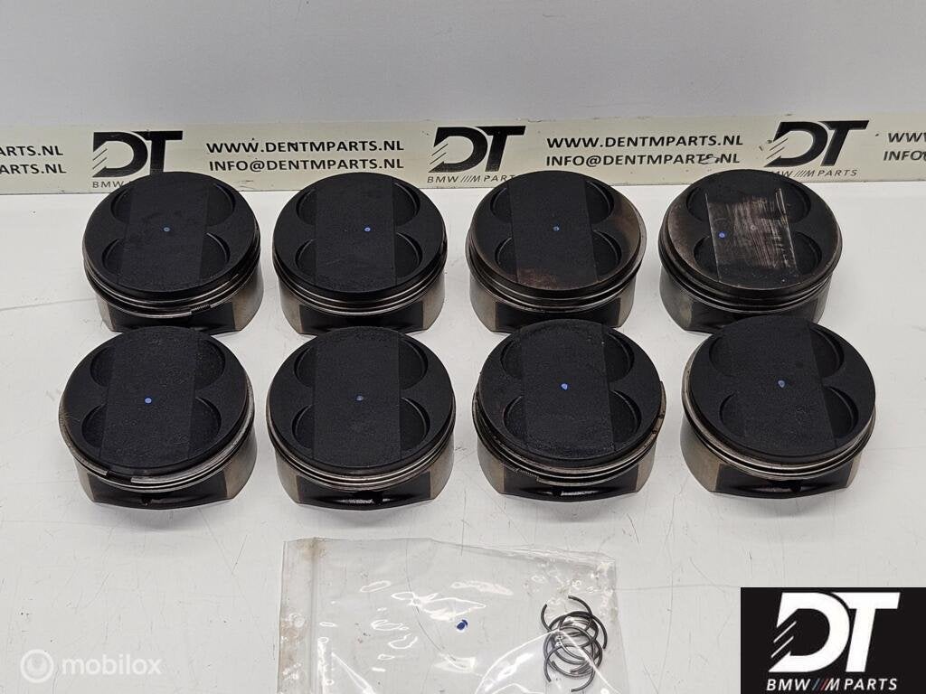 Set zuigers 8x BMW E39 M5 S62 V8 S62B50 11257843744, Enlèvement ou Envoi, Utilisé, BMW, BMW
