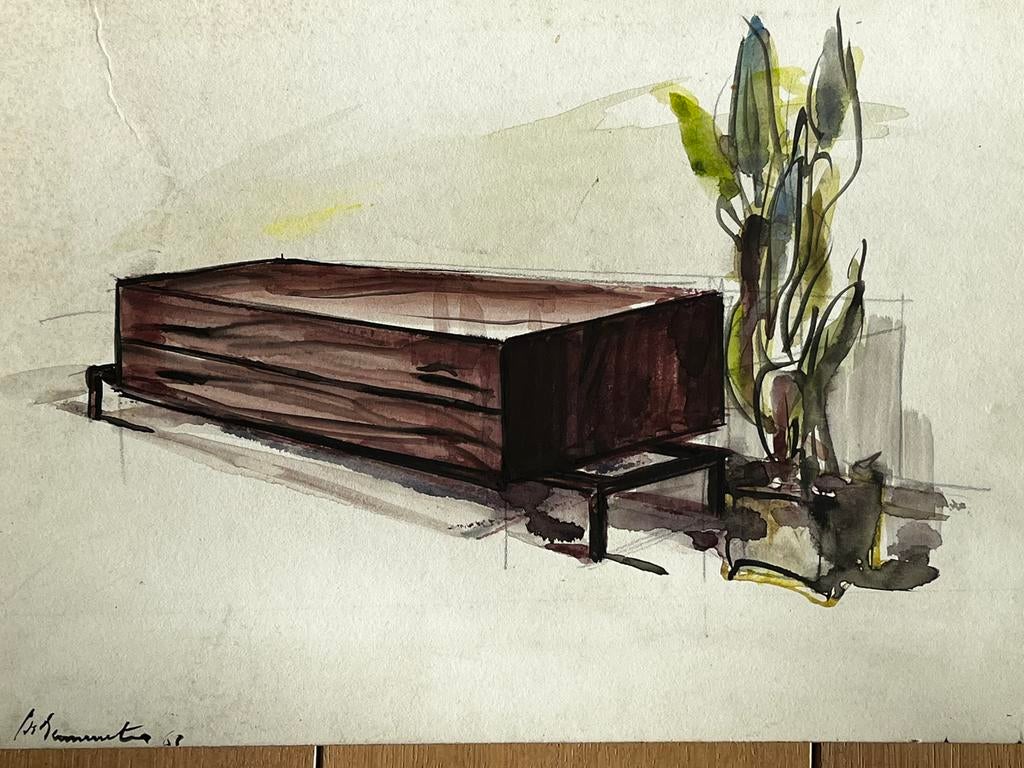 Architect ontwerp VTG design in stijl van Alfred Hendrickx, Ophalen of Verzenden