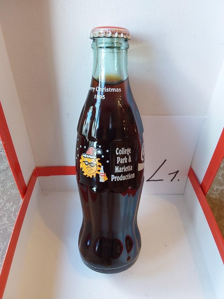 Coca Cola fles College Park 1995, Verzamelen, Ophalen of Verzenden, Zo goed als nieuw