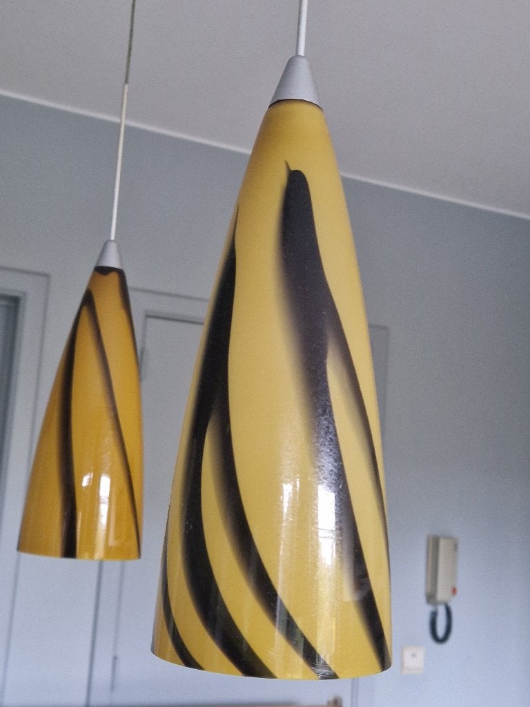 vintage hanglampen, Ophalen, Zo goed als nieuw, Glas, Murano-stijl