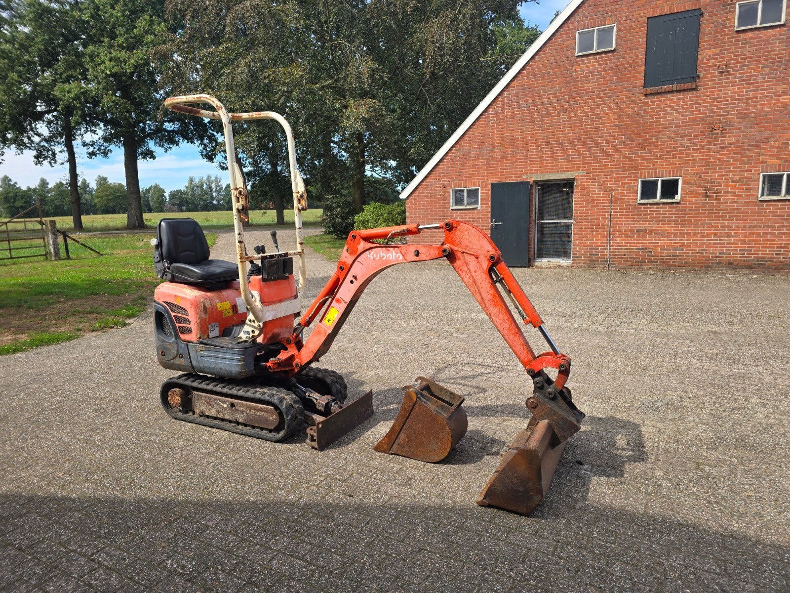 Te Koop: Kubota KX008-3 Minigraver, Mini-graver., Zakelijke goederen, Ophalen of Verzenden, Graafmachine