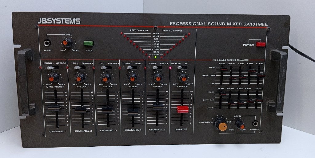 MIXEUR DE SON PROFESSIONNEL JBSYSTEMS SA101mkII, Enlèvement ou Envoi, Utilisé
