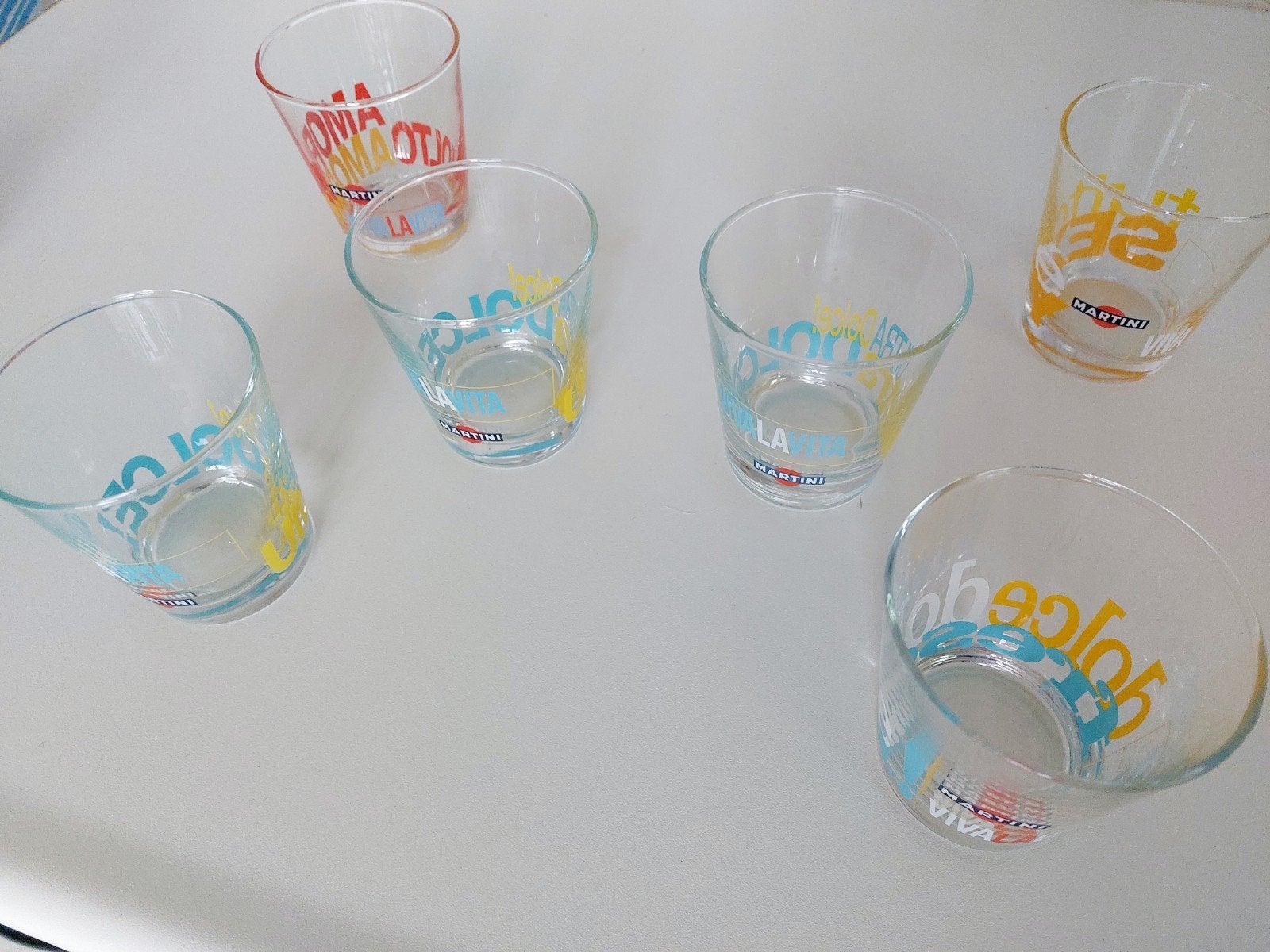 martini glazen, Ophalen of Verzenden, Zo goed als nieuw, Overige typen