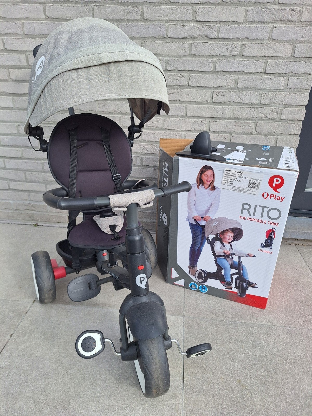 Q play driewieler, Vélos & Vélomoteurs, Vélos | Tricycles pour enfants, Enlèvement
