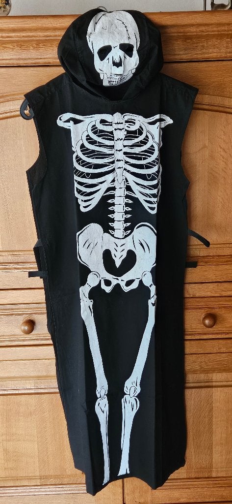 Halloween kostuum geraamte, Ophalen, Zo goed als nieuw