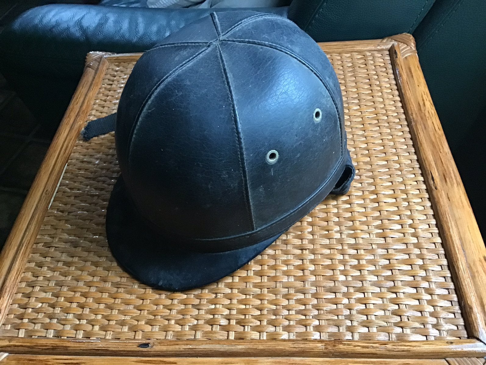 Vintage decoratieve paardenrijhelm toque cap Choplin, Dieren en Toebehoren, Ophalen of Verzenden, Gebruikt