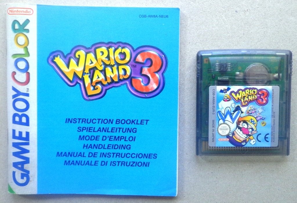 Wario Land 3 voor de Gameboy Color en Advance + boekje, Enlèvement ou Envoi, Utilisé
