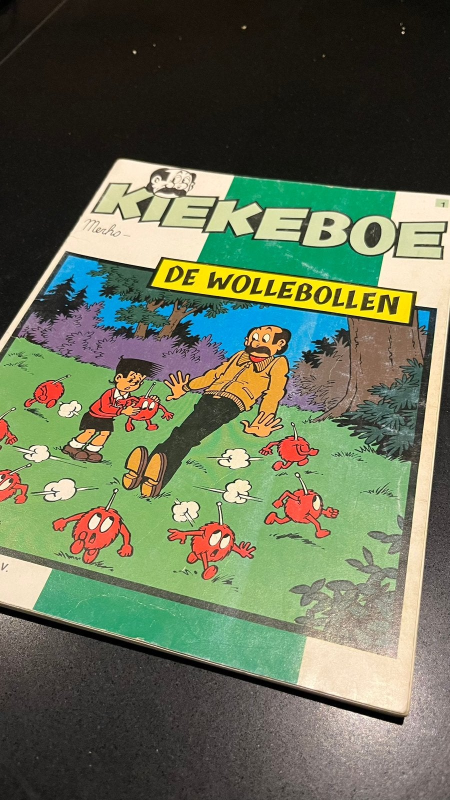 De wollebollen (kiekeboe), Boeken, Eén comic, Verzenden, Gelezen