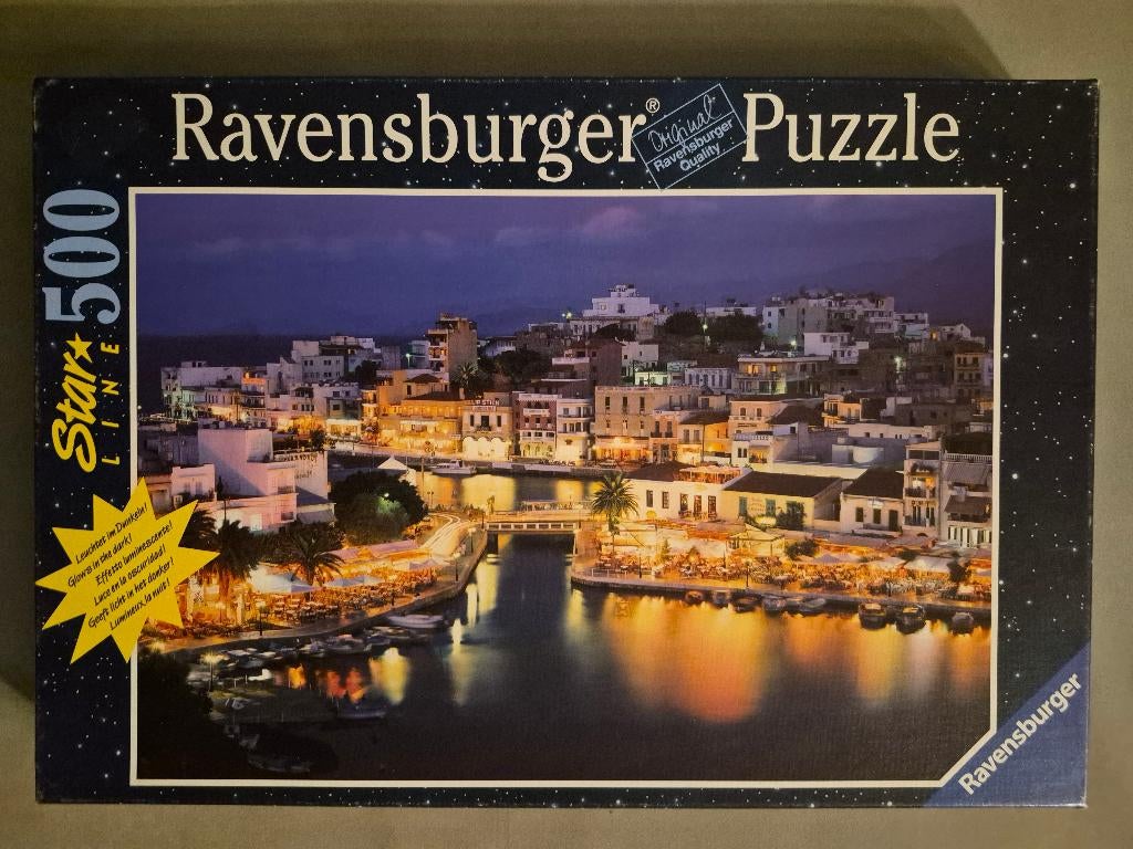 Puzzel 500 Ravensburger "Kreta Agios Nikolaos", Hobby en Vrije tijd, Ophalen, Gebruikt, Legpuzzel