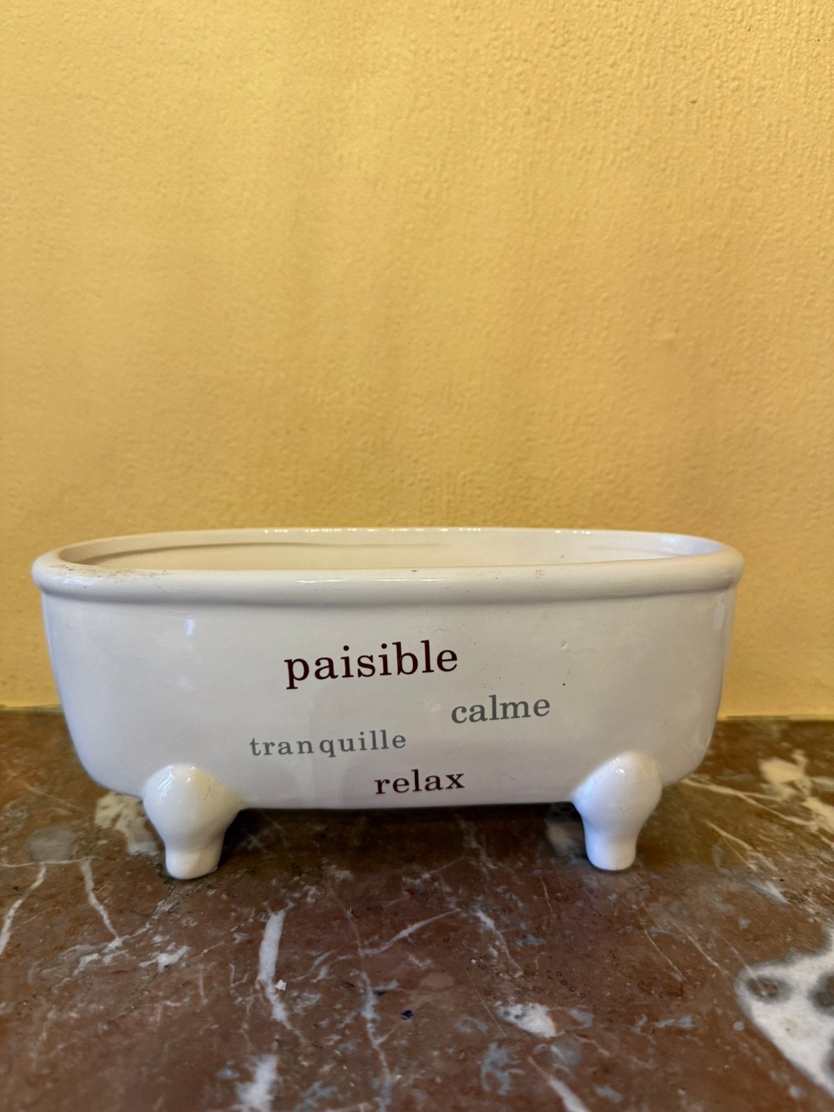 Baignoire/jardinière décorative en céramique « Paisible », Enlèvement, Neuf