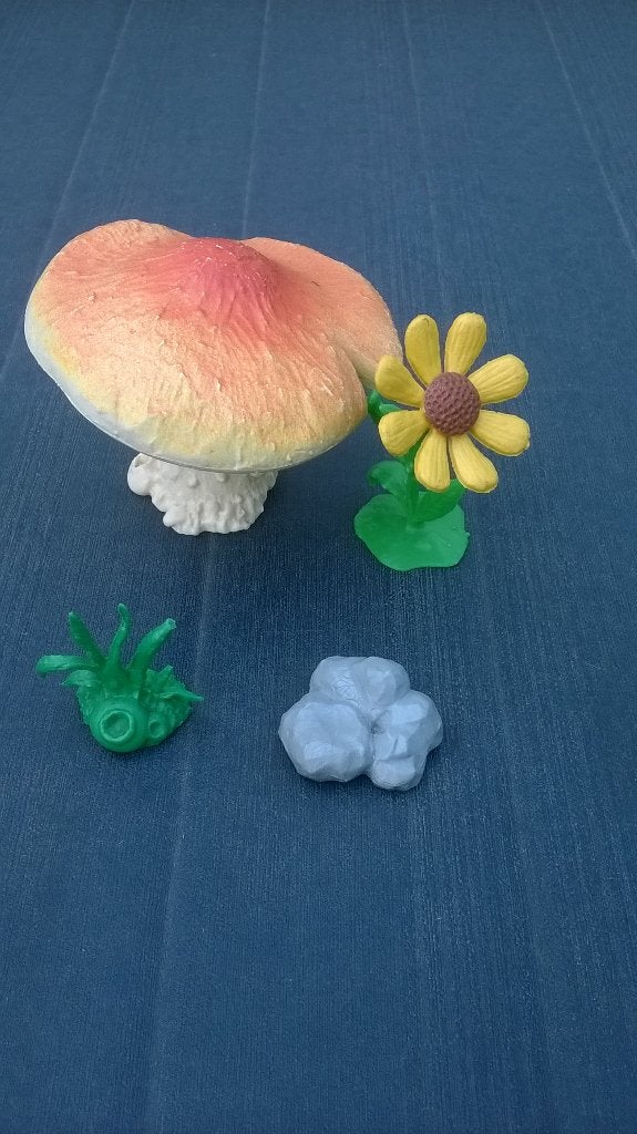 Speelset smurfen: Paddestoel oude stijl 4.0060, Verzamelen, Ophalen of Verzenden, Gebruikt, Overige Smurfen, Huisje of Attribuut