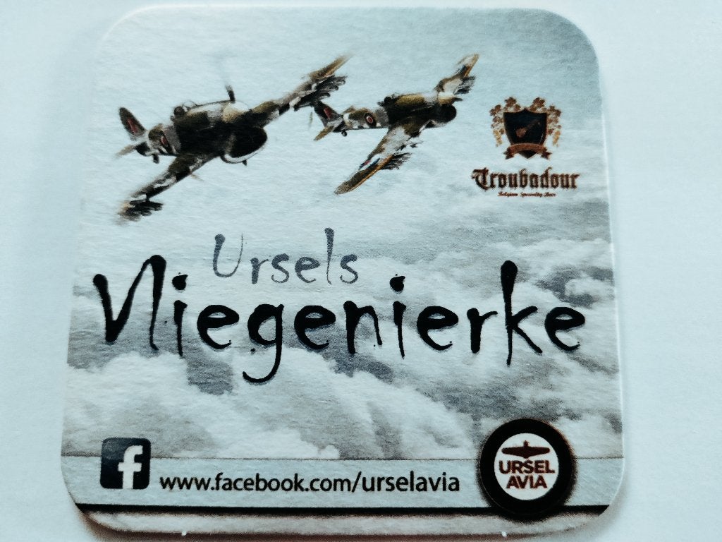 Bierviltjes Ursels Vliegenierke (brouwerij The Musketeers), Enlèvement ou Envoi, Comme neuf, Sous-bock, Autres marques