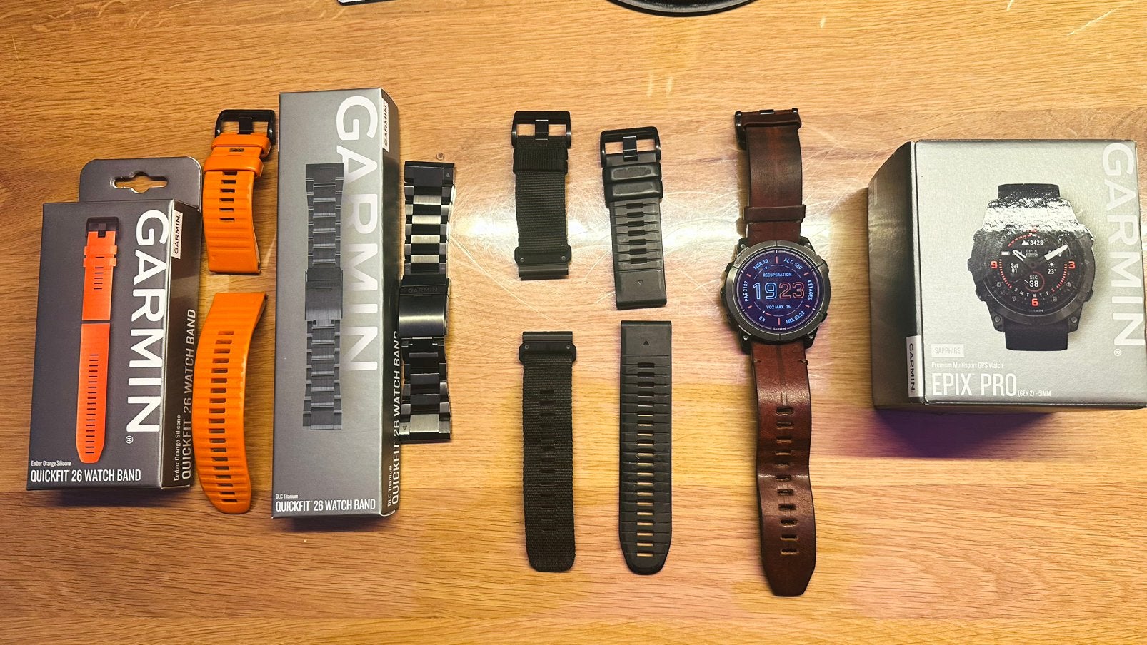 Garmin Epix 2 Pro 51mm + 5 bracelets, Enlèvement ou Envoi, État, Comme neuf
