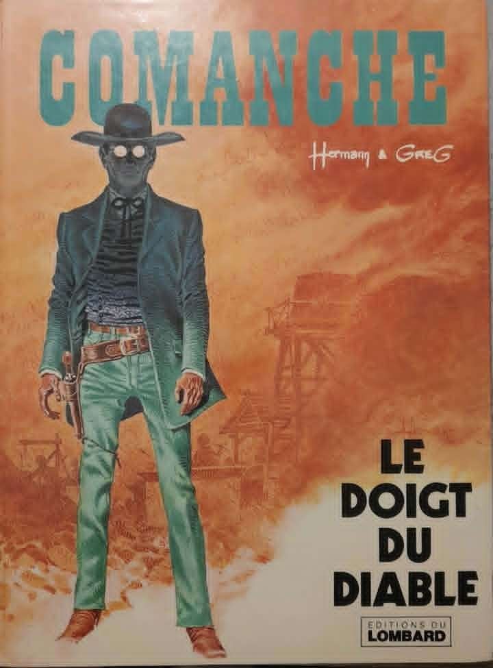 LE DOIGT DU DIABLE COMANCHE HERMANN, Boeken, Stripverhalen, Gelezen, Eén stripboek, Hermann & Greg, Ophalen of Verzenden