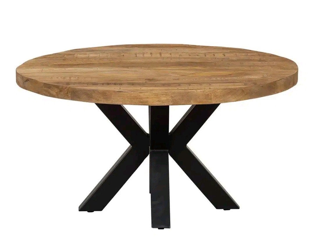 mangohouten ronde tafel, Ophalen of Verzenden