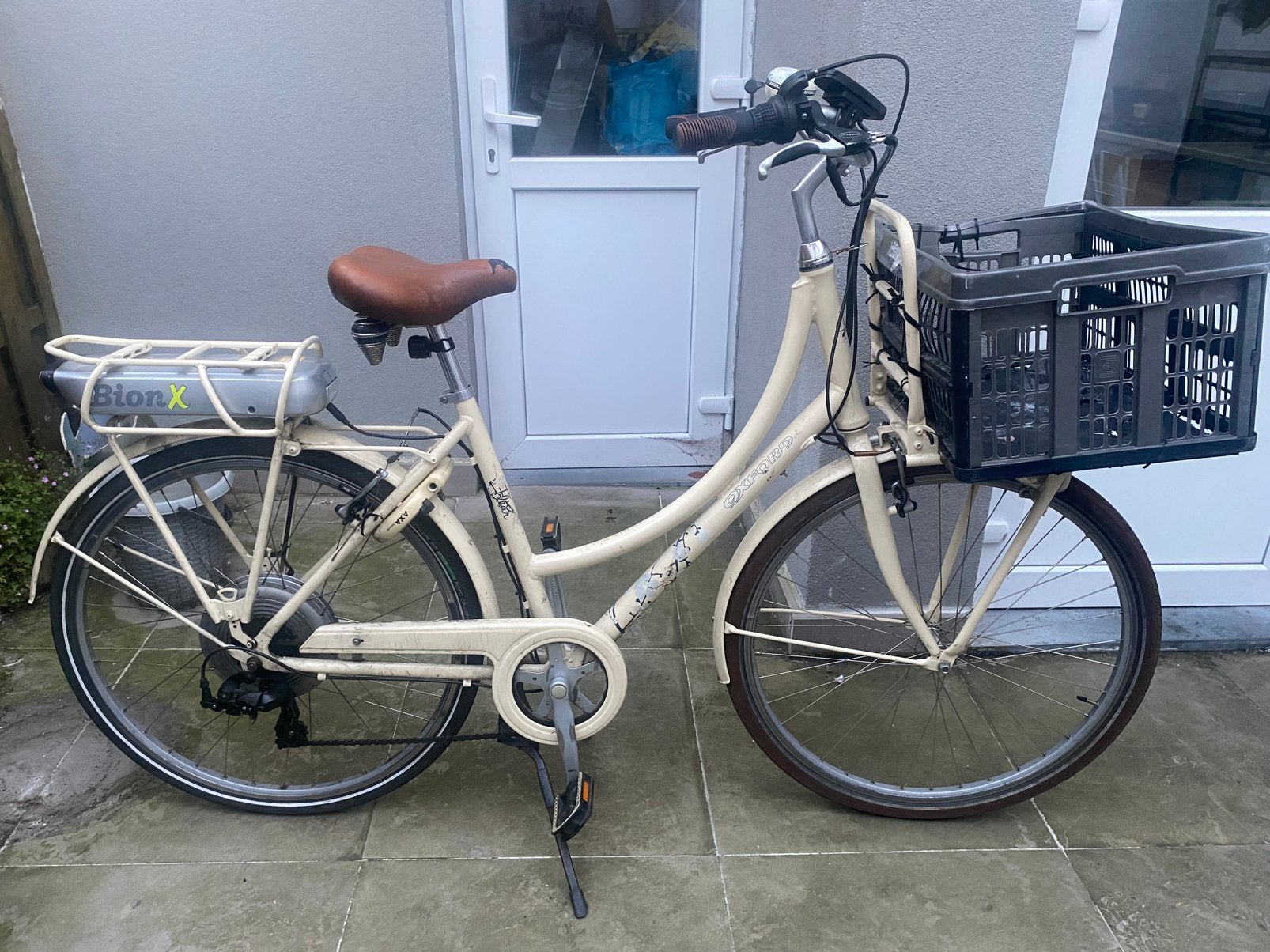 Oxford fiets met elektrische aandrijving, Ophalen, Gebruikt, Velgrem, Versnellingen