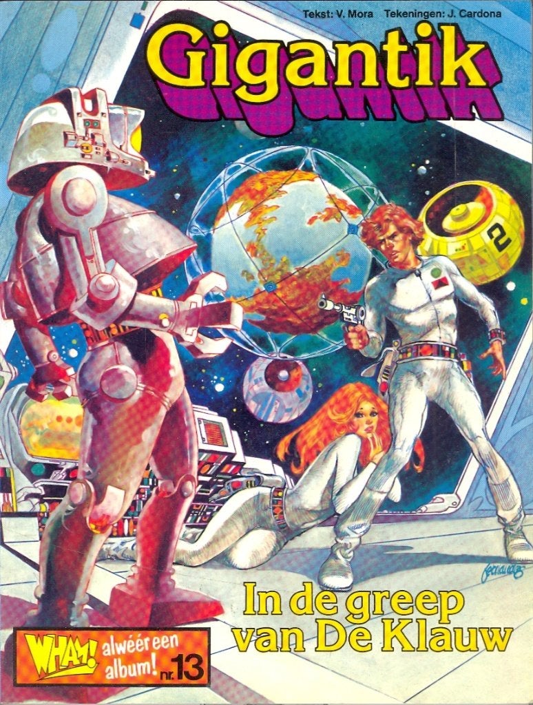 Gigantik nr 1, en nr 4., Boeken, Stripverhalen, Meerdere stripboeken, Verzenden, Gelezen, V. Mora & J. Cardona