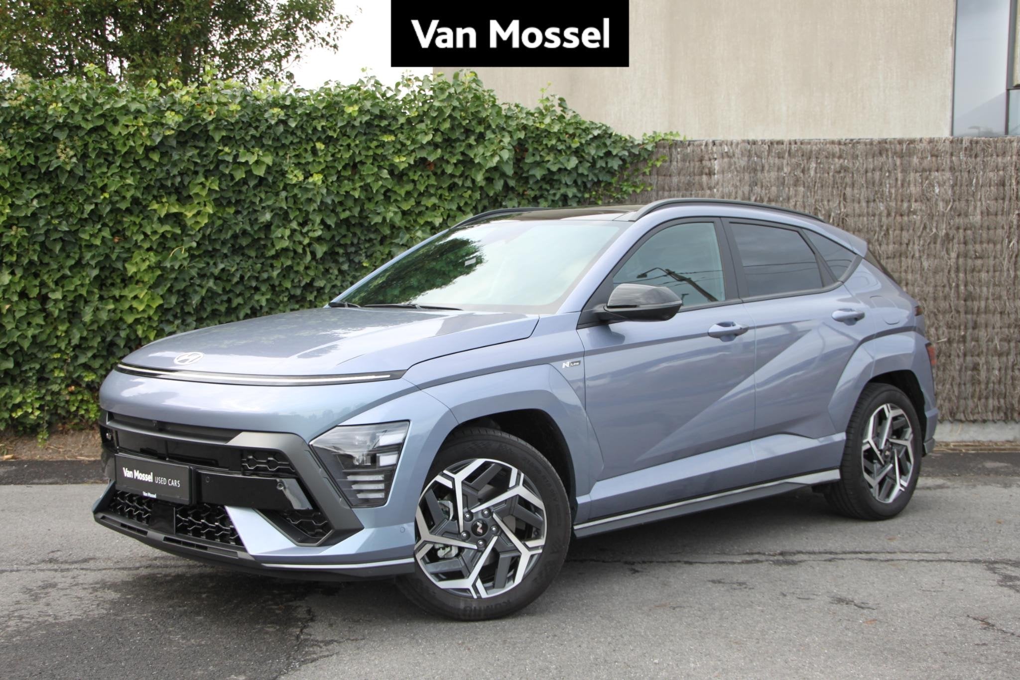 Hyundai Kona 1.6 GDi Hybrid Shine N-Line Sensation 6-DCT | D, Dealer onderhouden, Stof, Gebruikt, Zwart