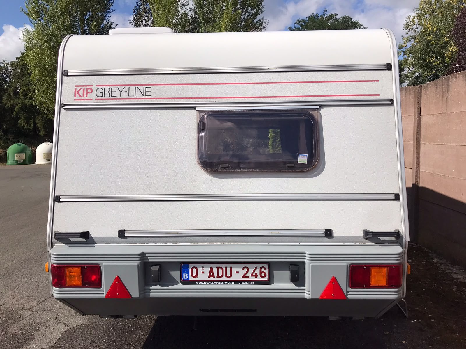 Caravan KIP Grey Line KG 420 - zeer goede staat, Caravans en Kamperen, Rondzit, Kip, Omvormbare zithoek, Tot en met 3