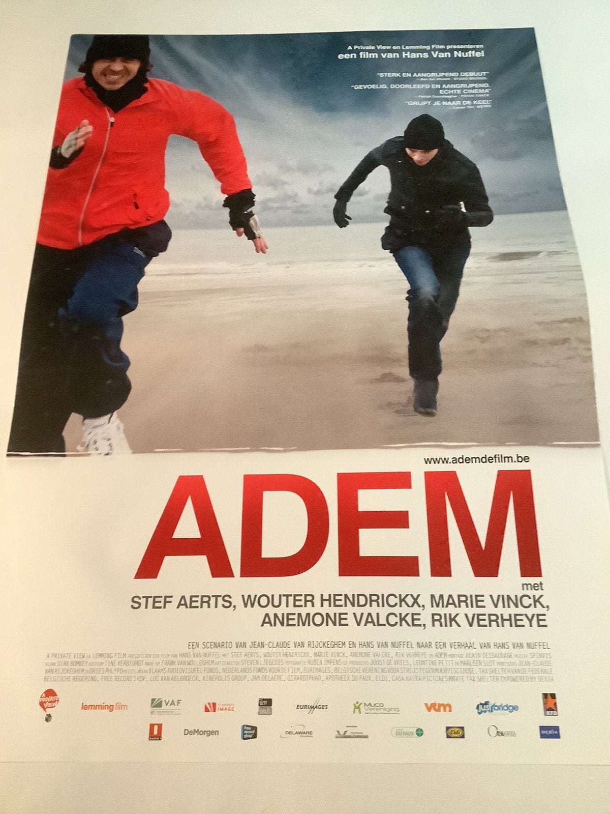 ADEM   FILMPOSTER   70-100 cm, Ophalen of Verzenden, Zo goed als nieuw