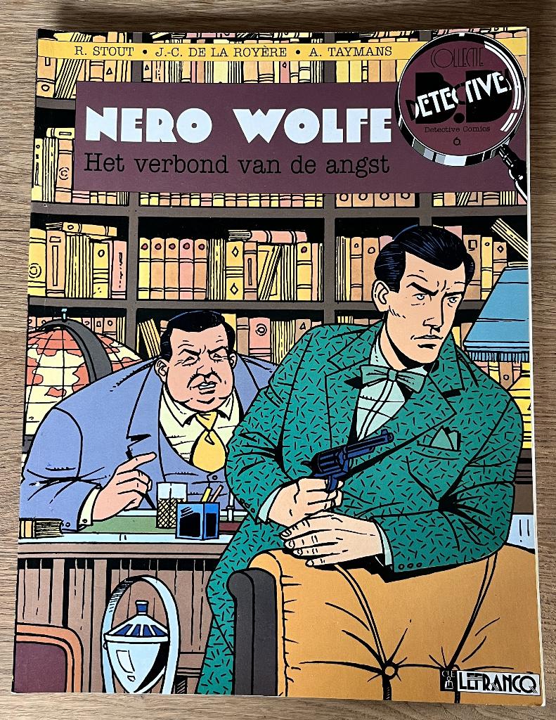 Nero Wolfe - Het verbond van de angst - 1e dr(1990) Strip, Une BD, Enlèvement ou Envoi, Utilisé