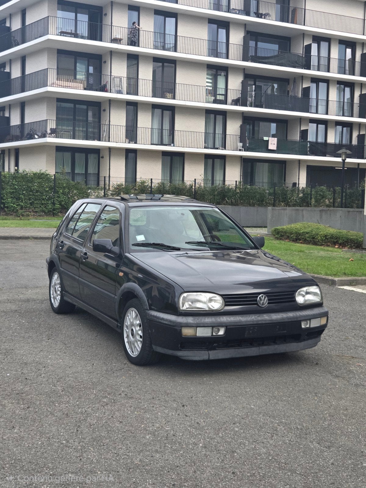 Vw Golf 3 GT 1.6 Benzine ( oldtimer ), Auto's, Dealer onderhouden, Stof, Zwart, USB