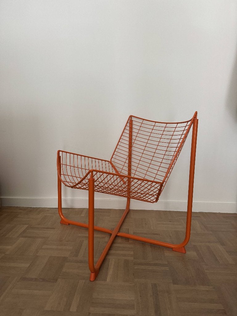 Fauteuil IKEA SKÅLBODA — orange — design Niels Gammelgaard, Enlèvement, Comme neuf, Une personne, Métal